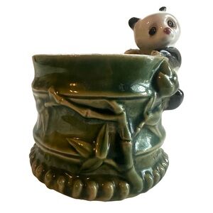 Vintage Panda Bear Planter